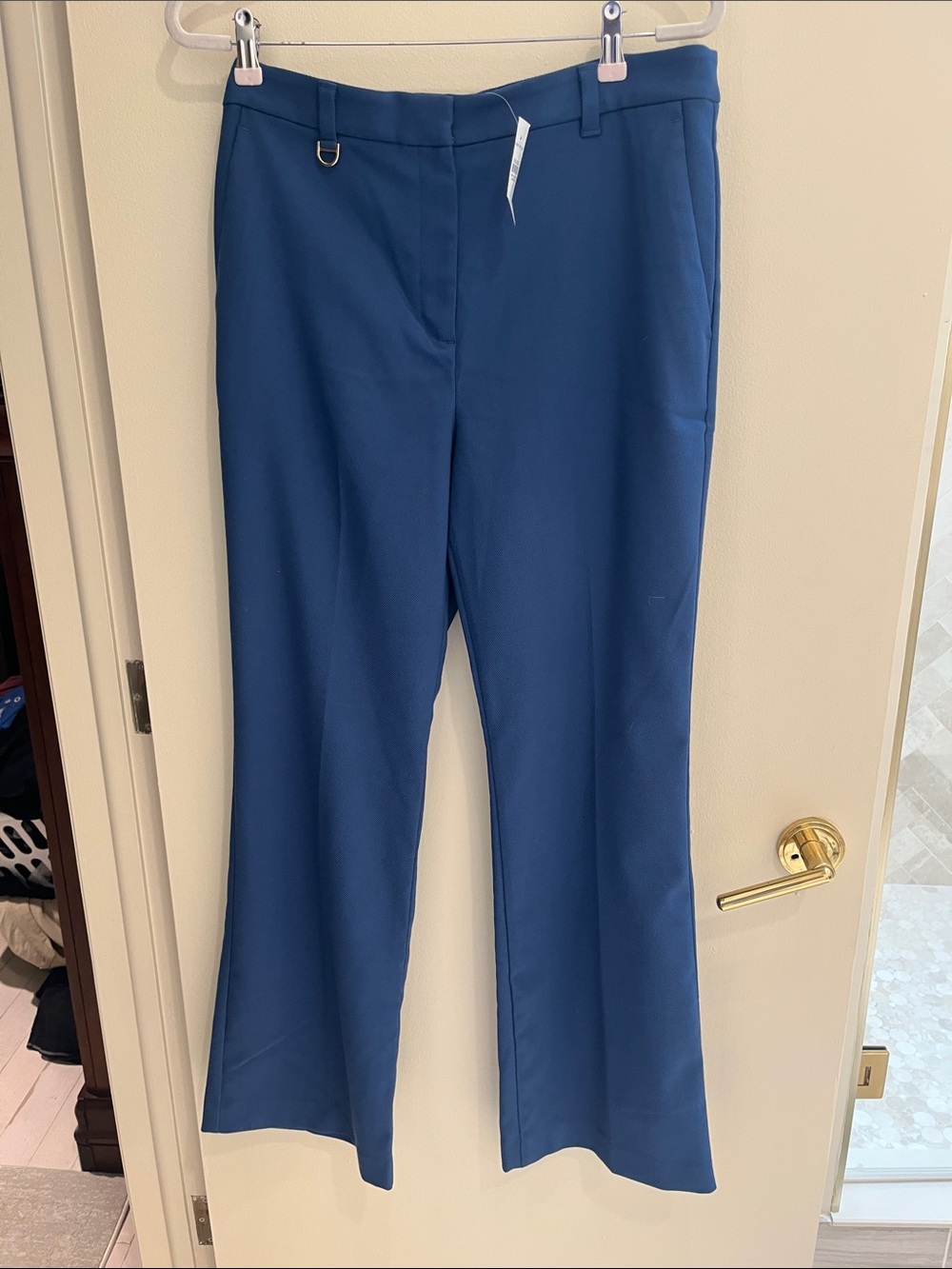 Ann Taylor Blue Boot-Cut Dress Pants NWT